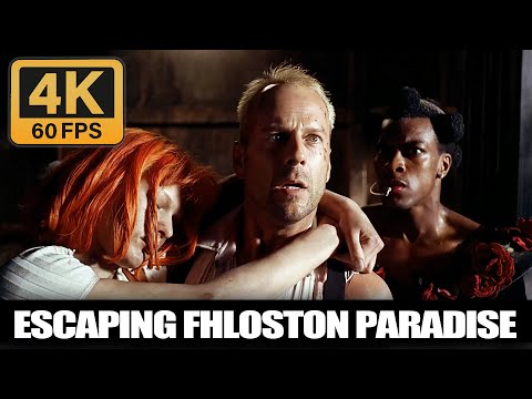 The Fifth Element Escape scene and Zorg disarming the bomb in Remastered 4k 60fps