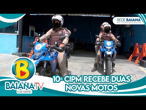 10ª CIPM recebe duas novas motocicletas - Baiana TV | É da Gente!