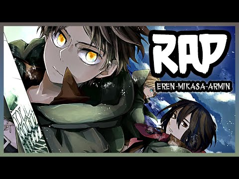 Rap về Bộ 3 Eren, Mikasa, Armin (Attack on Titan) - Fire Red ft. Skuang, Tenshi