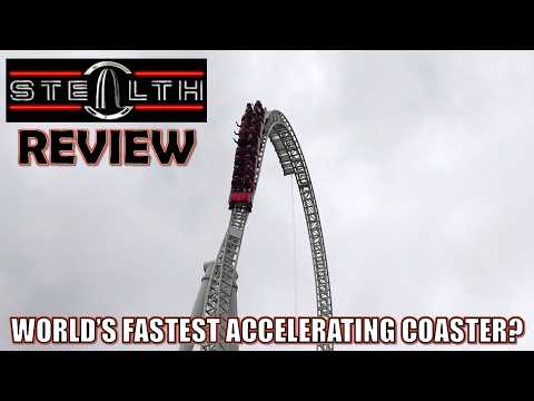 Stealth Review, Thorpe Park Intamin Launch Coaster | World's Fastest Accelerating Coaster..or is it?