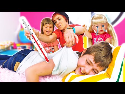 Bianca & Baby Born doll! Kids pretend play with dolls & Funny story for children.