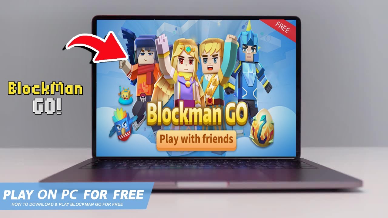 Blockman GO running on a PC