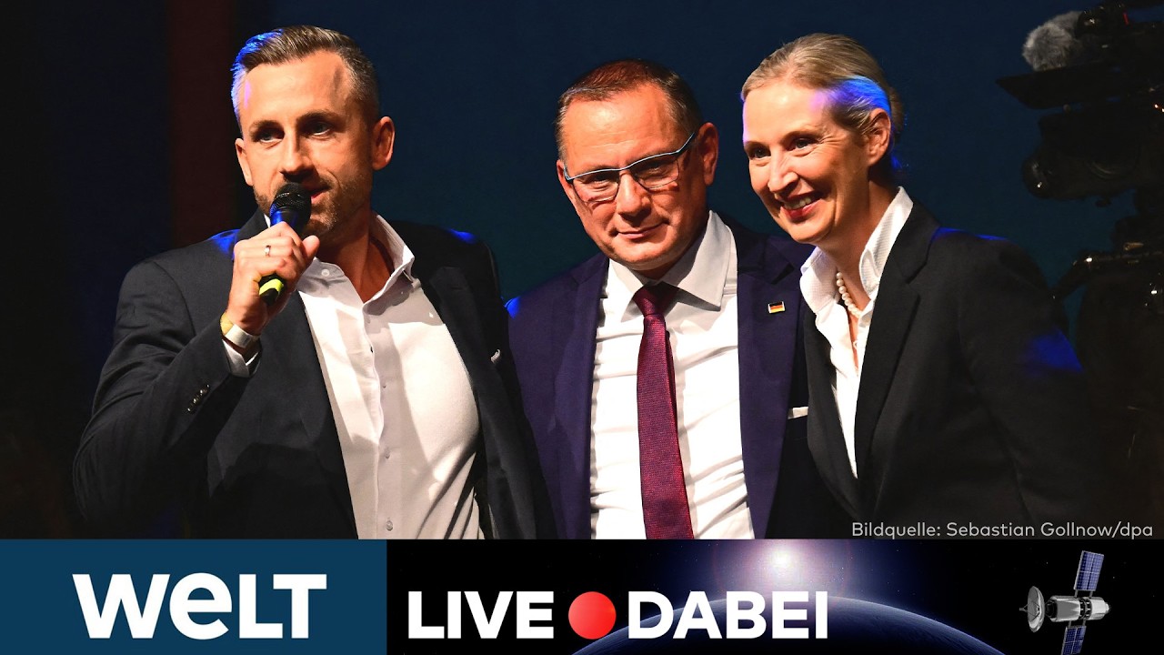 SACHSEN-ANHALT: AfD-Spitze gibt Bundespressekonferenz nach historischem Wahlsieg | LIVESTREAM