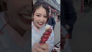 TikTok お団子あーん