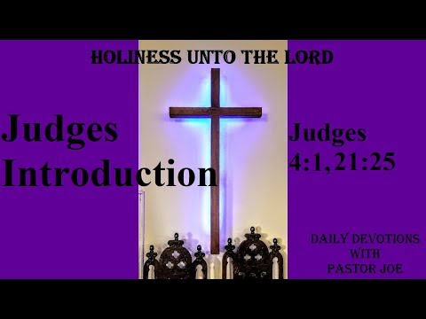 2018 08 31 Judges Introduction