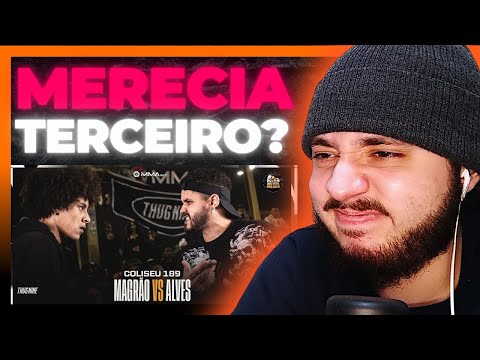(PEGOU FOGO 🔥🔥) MAGRÃO (SP) X ALVES (DF) - SEMIFINAL - BATALHA DO COLISEU - EDIÇÃO 198 | REACT BAUEB