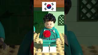 People from different countries get shot in squid game | Lego 3D animation