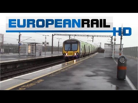 Iarnród Éireann Irish Rail Commuter 29000 DMU 29019 passes Clongriffin Station