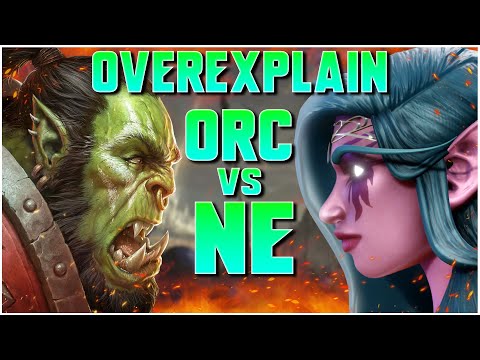 UNDER-explain hyper focused (thanks YT comments) Orc vs Night Elf! | WC3 | Grubby