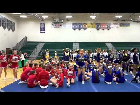 Clarkston Cheer Team  01/10/15  @Novi HS
