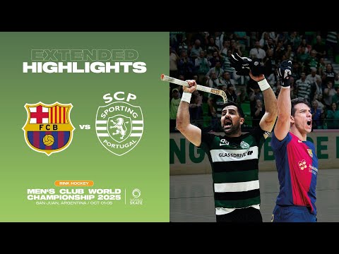 Sporting CP wins an epic men's club rink hockey final against FC Barcelona at Estádio Aldo Cantoni