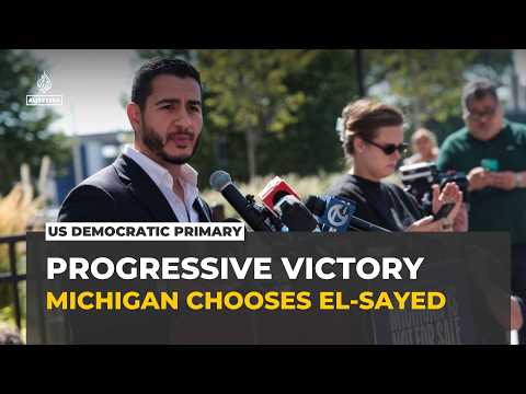 Abdul El-Sayed wins Michigan Democratic primary for Senate in blow to AIPAC