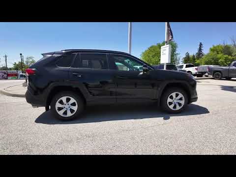 2021 Toyota RAV4 LE AWD in Black for sale at Newmarket Toyota in Newmarket, ON
