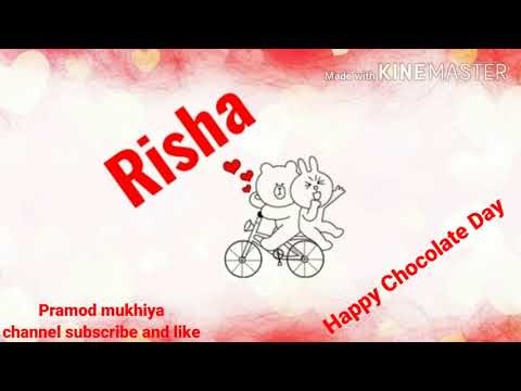 Risha Happy chocolate Day WhatsApp status new video music