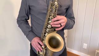 Video thumbnail for P Mauriat PMXA-67R Alto Saxophone Demo, www.dcsax.com by DC Sax