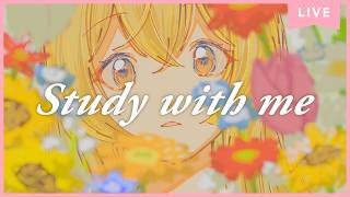 【 Study with me 】夏休み自習室🍍長時間いっしょに勉強&作業【 にじさんじ / 家長むぎ 】