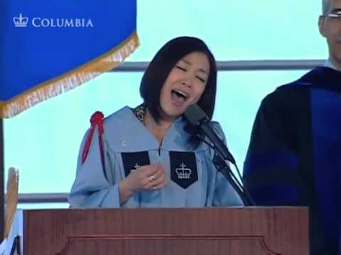 Lena Park sings the U.S. National Anthem, School of General Studies Class Day 2010