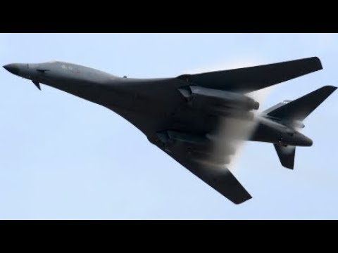 BREAKING USA B-1 bombers Bombing Multiple Syrian Military targets in Syria April 13 2018 News Video