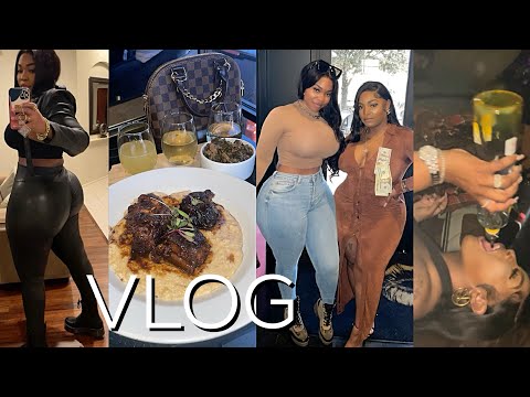 PARTIED ALL WEEKEND • FOUND THE BEST JEANS • BONNETS ARE UNPROFESSIONAL | VLOG | Gina Jyneen