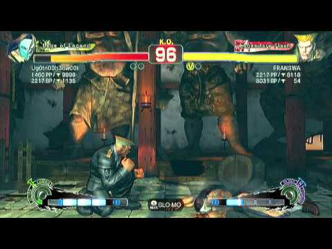SSF4 AE FRANSWA(Guile) vs Ug0tn00b3dw00t(Claw) Online Ranked Match (720p) HD