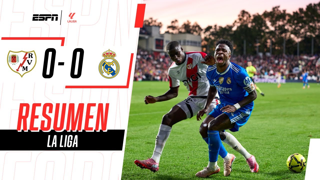 REAL MADRID EMPATÓ Y CORTÓ LA RACHA DE TRIUNFOS | Rayo Vallecano 0-0 Real Madrid | RESUMEN