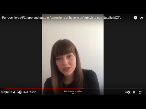 Parrucchiera AFC: apprendistato e formazione di base in un’intervista con Natalia ISZTL