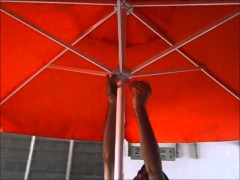 Open & Close Garden Center Post Parasols
