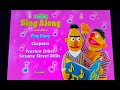 Sesame Street SING ALONG DVD Menu Walkthrough