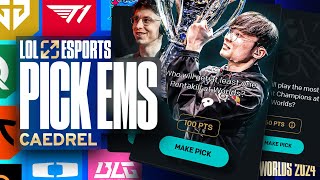 [閒聊] Caedrel 2024 PICK'EM