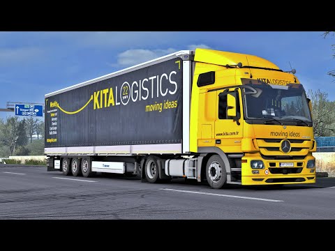 ETS2 1.39 - ProMods 2.51 - Mercedes-Benz Actros MP3 1844 - Trip: Budapest - Vásárosnamény