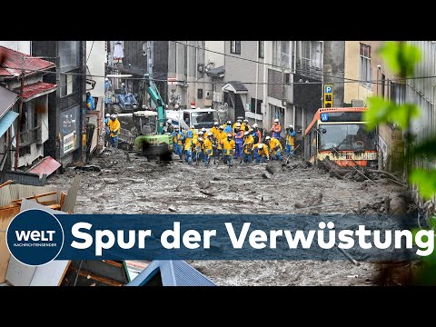 GEWALTIGE SCHLAMMLAWINE IN JAPAN: Rettungskräfte suchen verzweifelt nach Überlebenden