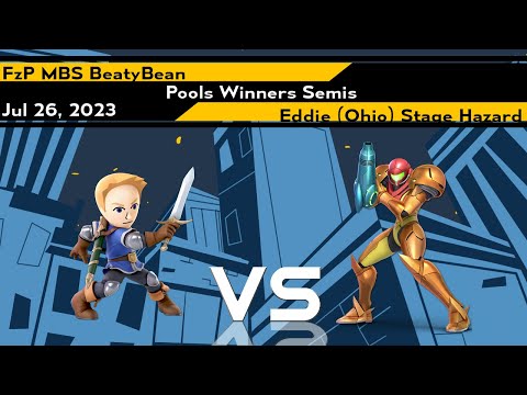 Xeno303 Pools Winners Semis - BeatyBean (Mii Swordfighter) vs Stage Hazard (Samus) - Smash Ultimate