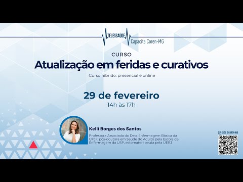 Curso de atualização em feridas e curativos