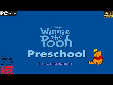 Disney's Winnie the Pooh: Preschool  [PC]  -  Full Walkthrough - 4k UHD 60Fps- No commentary