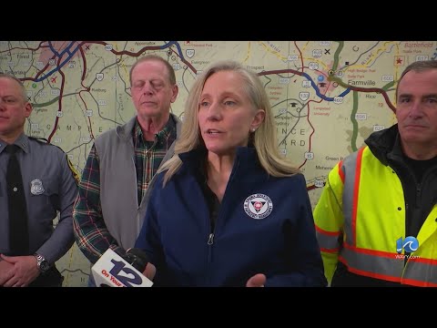 Spanberger, VDOT give updates on roads after weekend winter storm