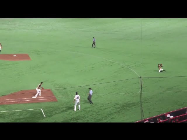 【2回裏】恐るべき守備範囲!! ファイターズ・石井一が華麗な守備を見せる!! 2017/7/29 H-F