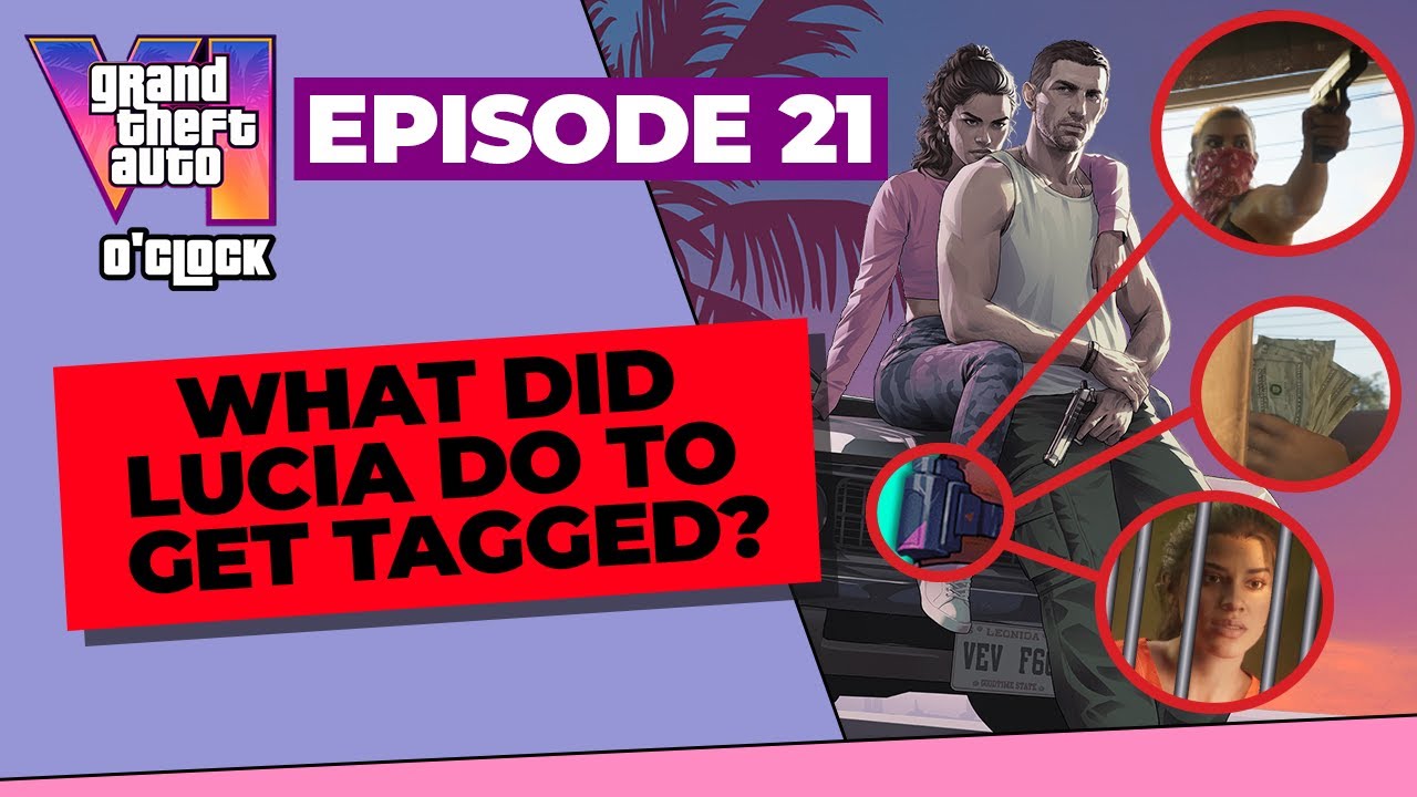 GTA 6 O'clock - Lucia's mysterious ankle tag investigated - YouTube