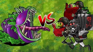 PvZ 1 Fusion 2.2 Challenge! - 100 Random Plants Vs Black Sport Ball Zombie Team - Who will win?
