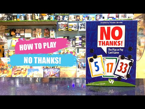 How to Play No Thanks! | Board game Rules & Instructions