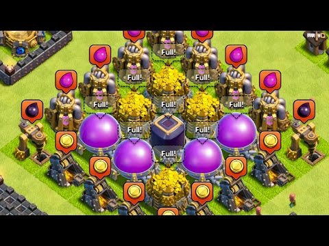 Clash of Clans - "SUPER LOOT RAIDS" 3.5 Million Loot Stolen Total! Insane Destruction!