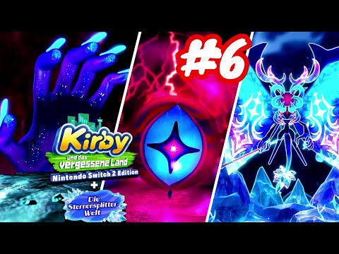 ENDBOSSKAMPF gegen das STERNENMONSTER | Kirby und das vergessene Land + Die Sternensplitter-Welt #6