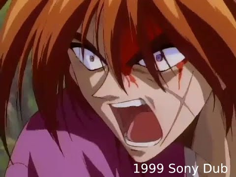 Rurouni Kenshin - Kenshin Cuts Down Cho - Dub Comparison