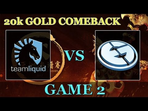 Liquid vs EG Game 2 DAC Highlights 1080p HD (Miracle Support) RAT DOTA  20k Gold Comeback