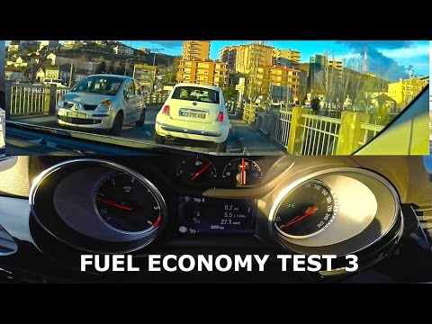2016 Opel Astra ST 1.6 BiTurbo, fuel economy test 3