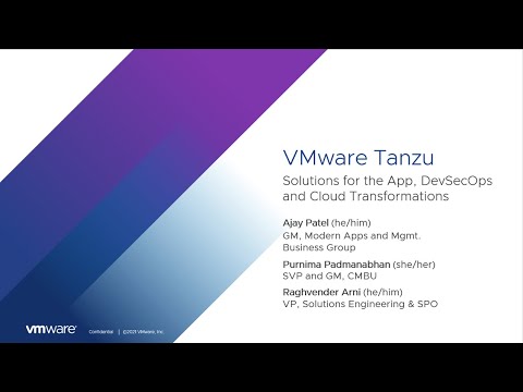 Tanzu Solutions for the App, DevSecOps, and Cloud Transformations