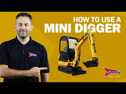 How to Use a Mini Digger Correctly and Safely | Speedy Services
