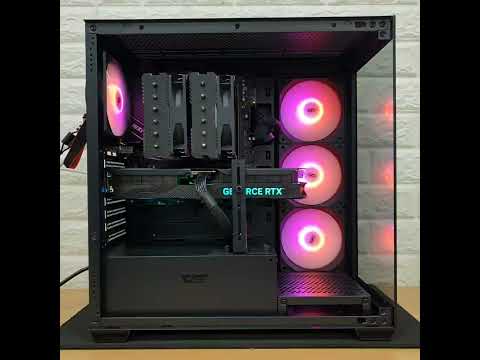 케이스 darkFlash DS900 ARGB 강화유리 블랙