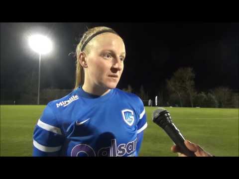 20170321 Interview Silke Leynen na de wedstrijd KRC Genk Ladies   DVC Eva's Tienen