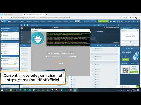 How to use Multi Bot on platform 1xBet