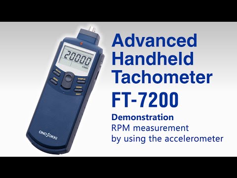 Ono Sokki – Advanced handheld tachometer FT-7200 Demonstration